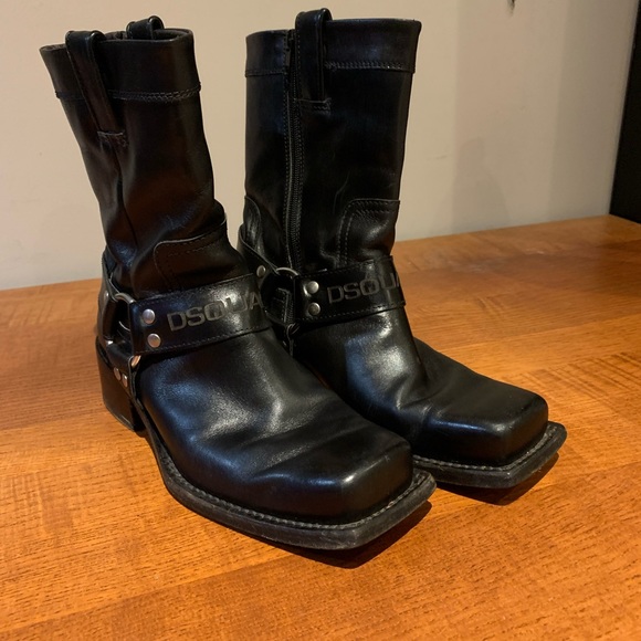 Gorgeous DSquared Harness Boots 🖤 - Picture 1 of 6